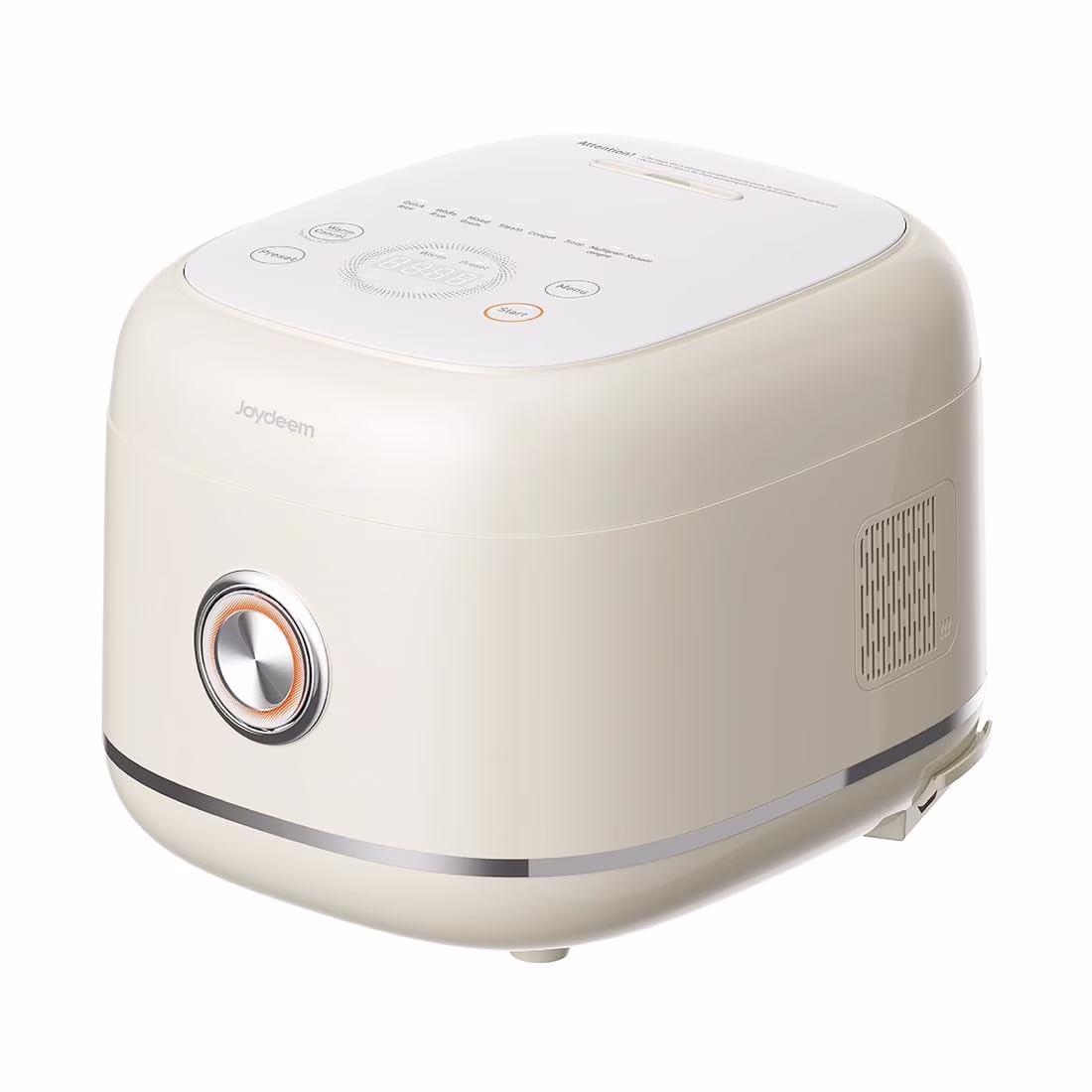 Joydeem Stainless Steel Rice Cooker, Uncoated Non-stick 316L Stainless Steel Inner Pot Rice Cookers, 6 Cup Uncooked, 3L, DFB-D300