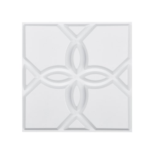 VEVOR 3D-Wandpaneele 33er-Set 30x30cm Wandverkleidung Wanddeko Blumenmuster Weiß
