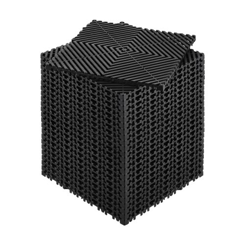 VEVOR 24 x Drainagematte Garage Bodenfliesen Ineinandergreifend 31x31cm