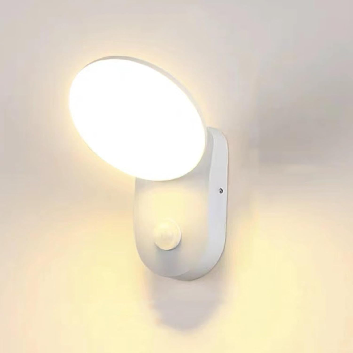 Wiederaufladbare magnetische kabellose Schrankleuchten mit Bewegungsmelder, Wandleuchte mit einstellbarer Helligkeit und Winkel, batteriebetrieben für einfache Installation und Heimbeleuchtung