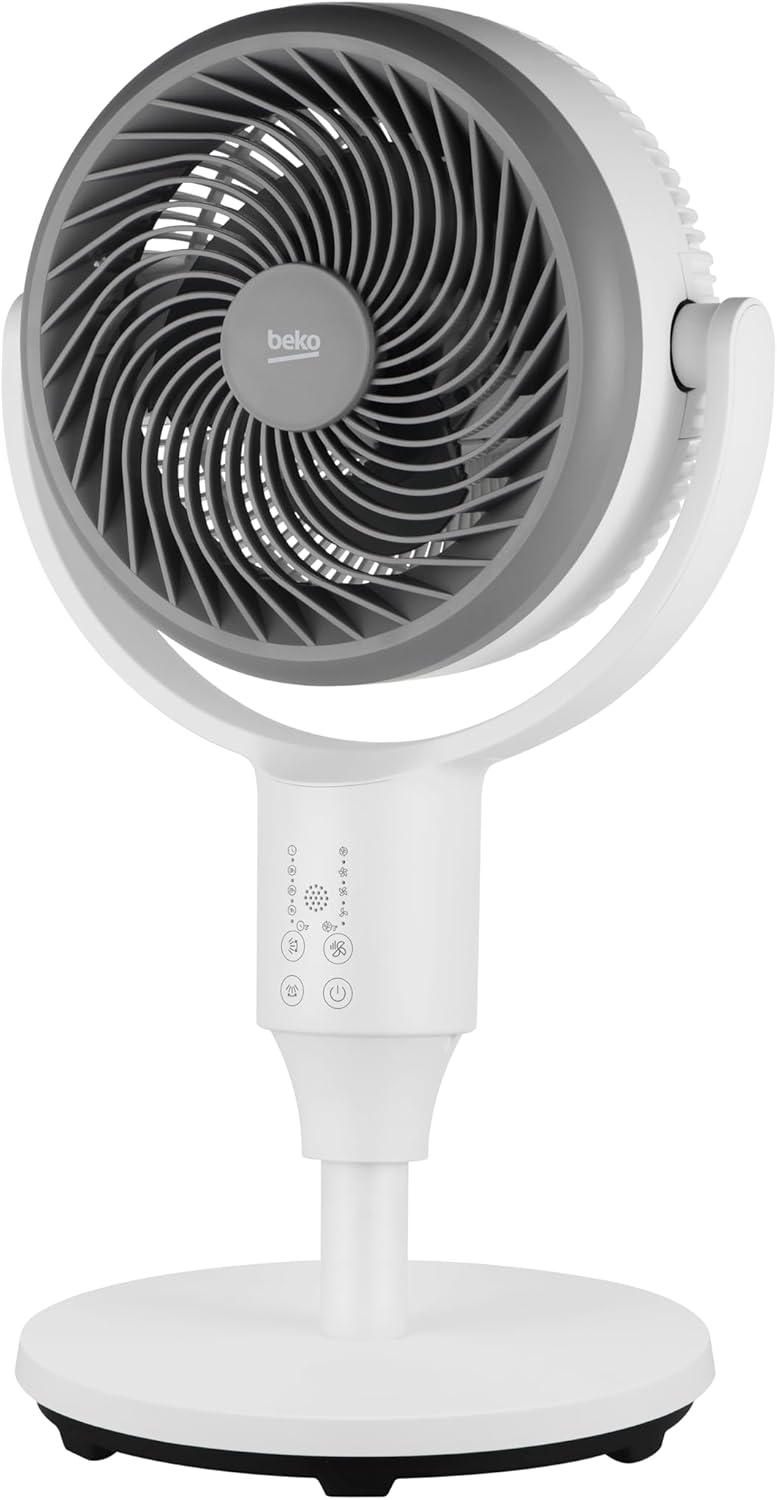 Beko - EFS5100B - Pedestal Fan, 45 W, 3 Speed, Adjustable Height and Tilt - Black, 45.2 x 40 x 135 cm