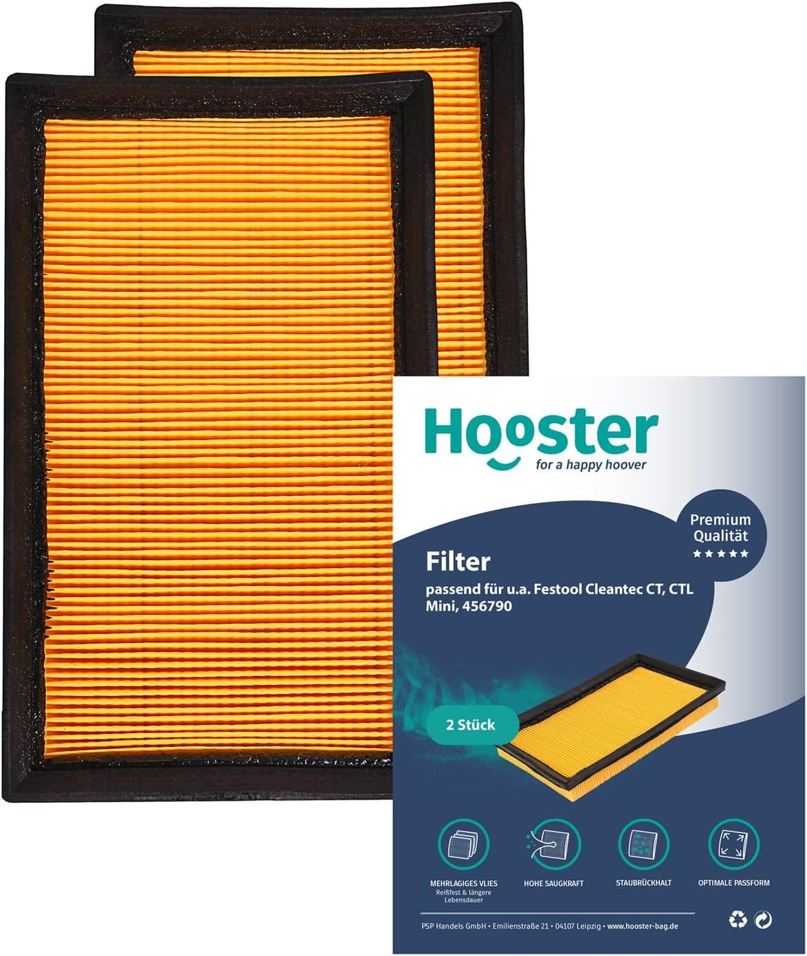 Luftfilter 2 Stück Hauptfilter für Festool