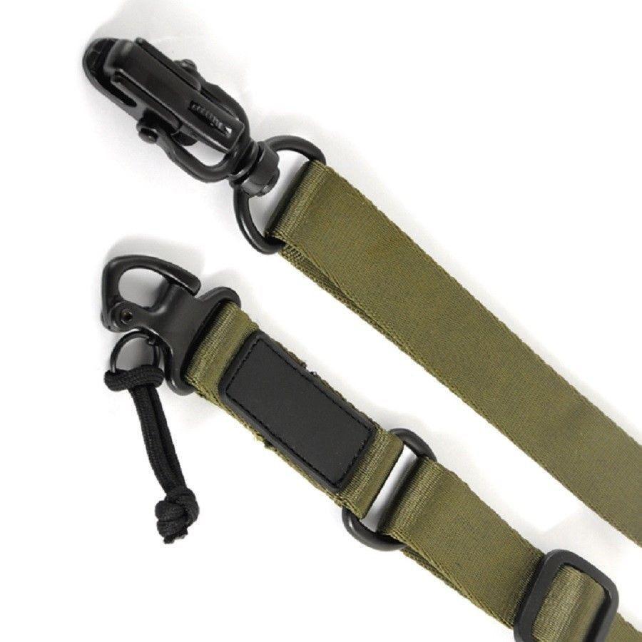 Green Tactical 2 Point Sling Multi Mission Quick Release