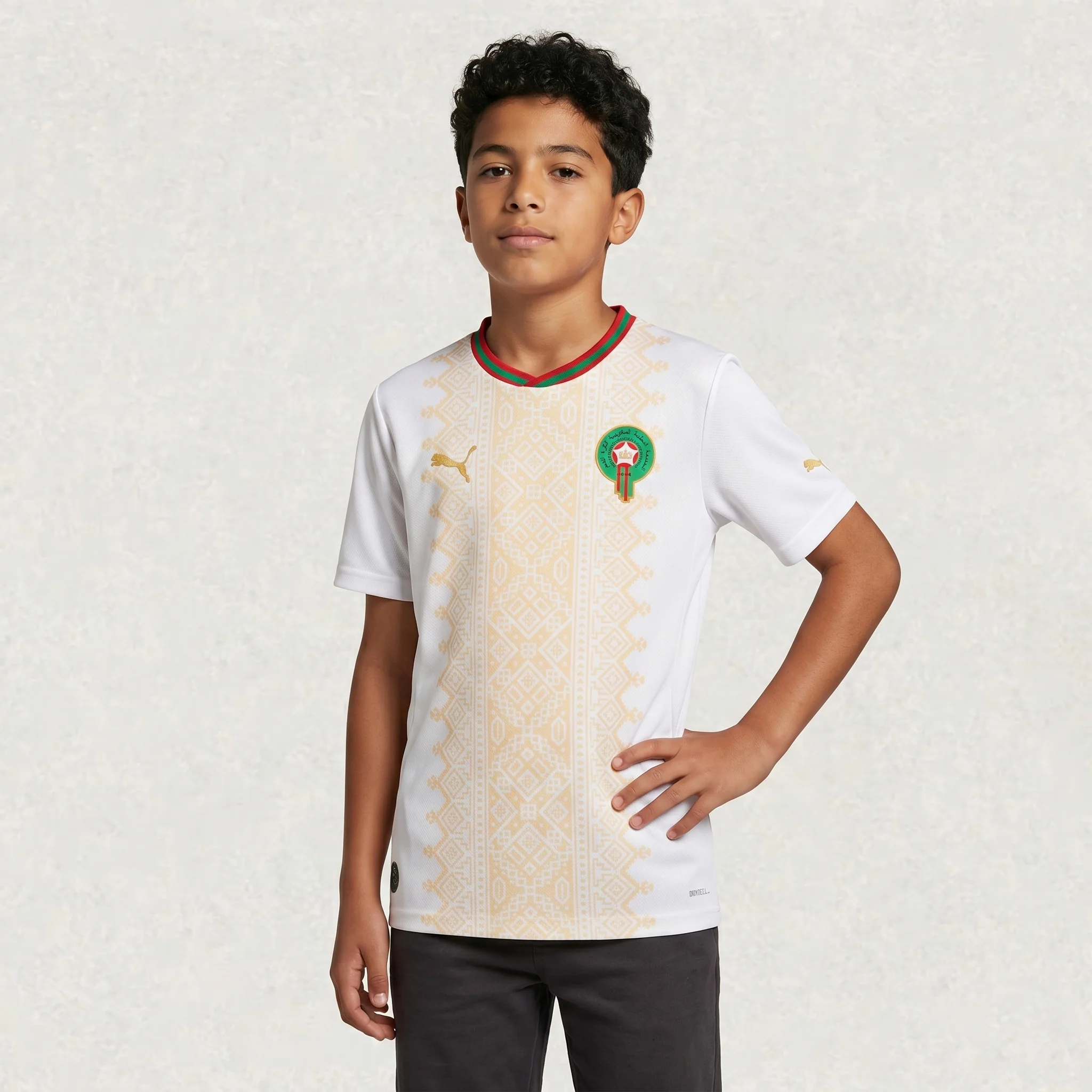 Morocco 2026 Away Jersey Kids