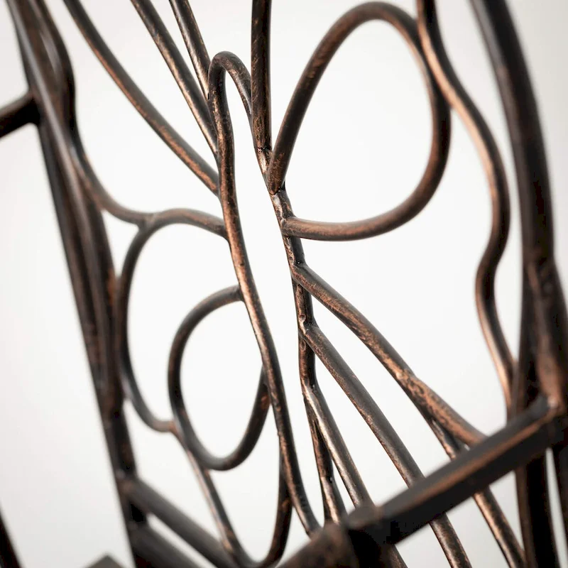 Sullivans 35 Copper Butterfly Garden Chair, Metal