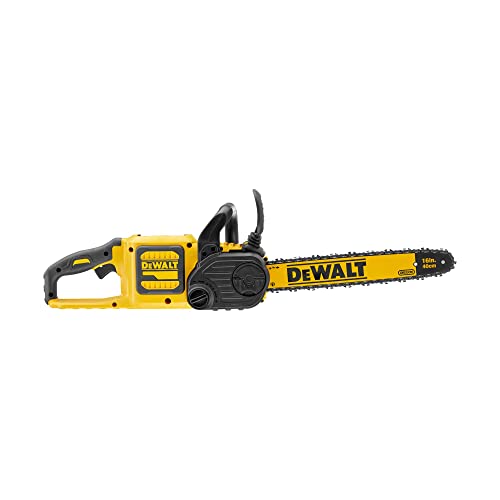 DeWalt Motosega a Batteria Litio Motore Brushless, Lunghezza Barra e capacità di taglio 40 cm, Velocità Regolabile, Doppia Impugnatura   54 V, DCM575N XJ, multicolore : Fai da te