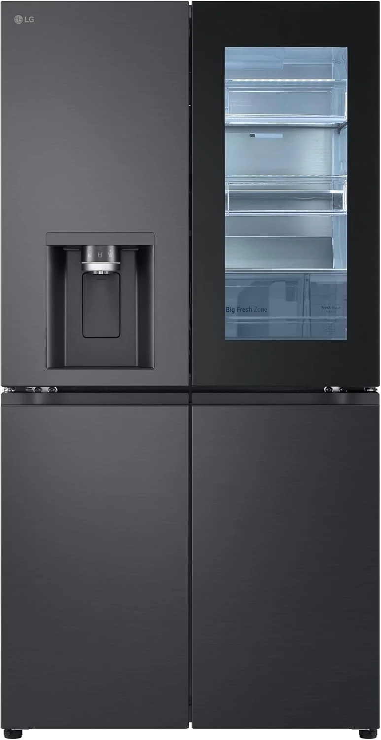 LG GMG961NPKE Multi-Door Kühl-Gefrierkombination mit InstaView, 637 L, Total No Frost, DoorCooling+, LINEARCooling, Wi-Fi