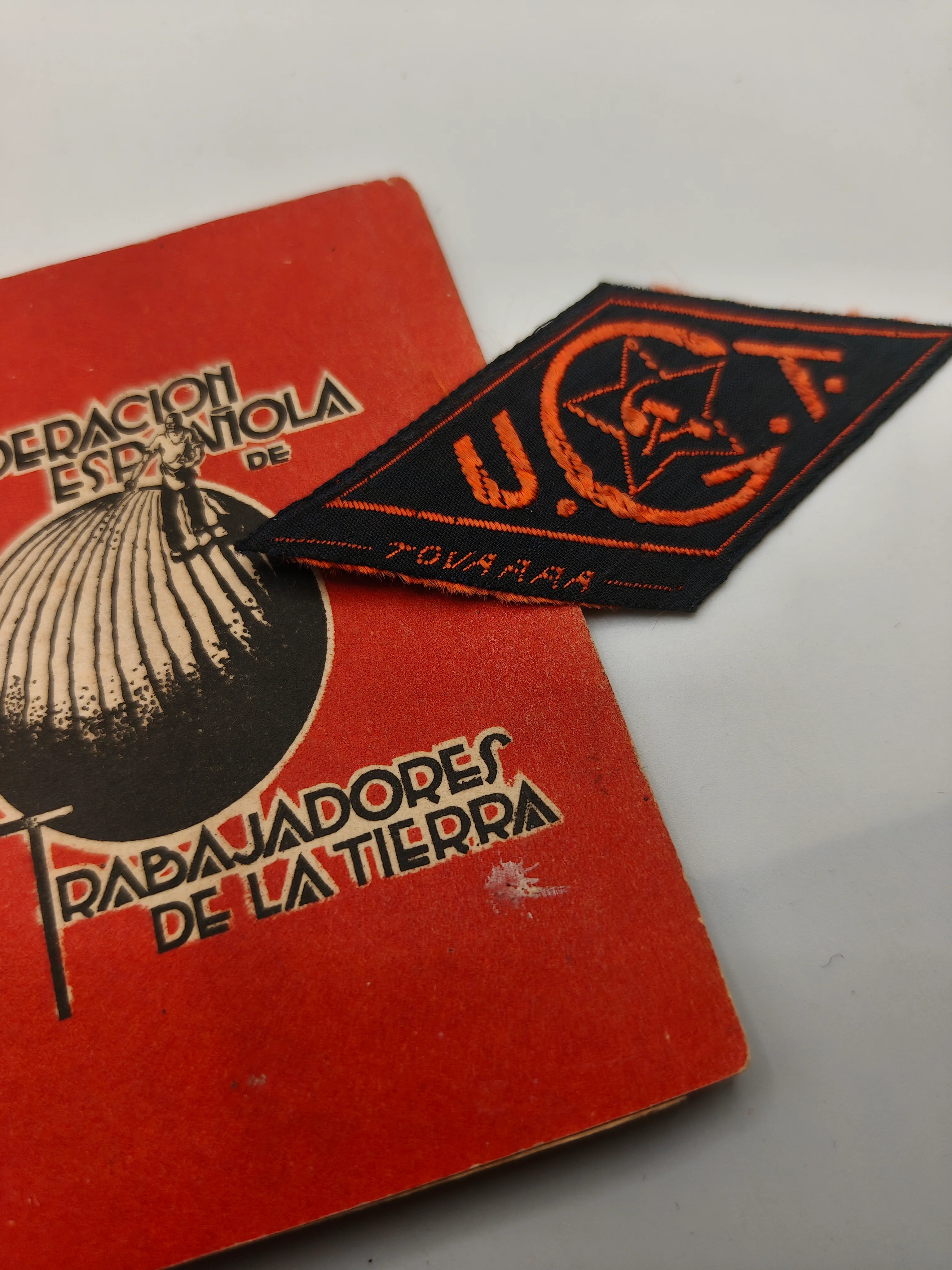 Lote carnet parche UGT. II Rep��blica espa?ola.