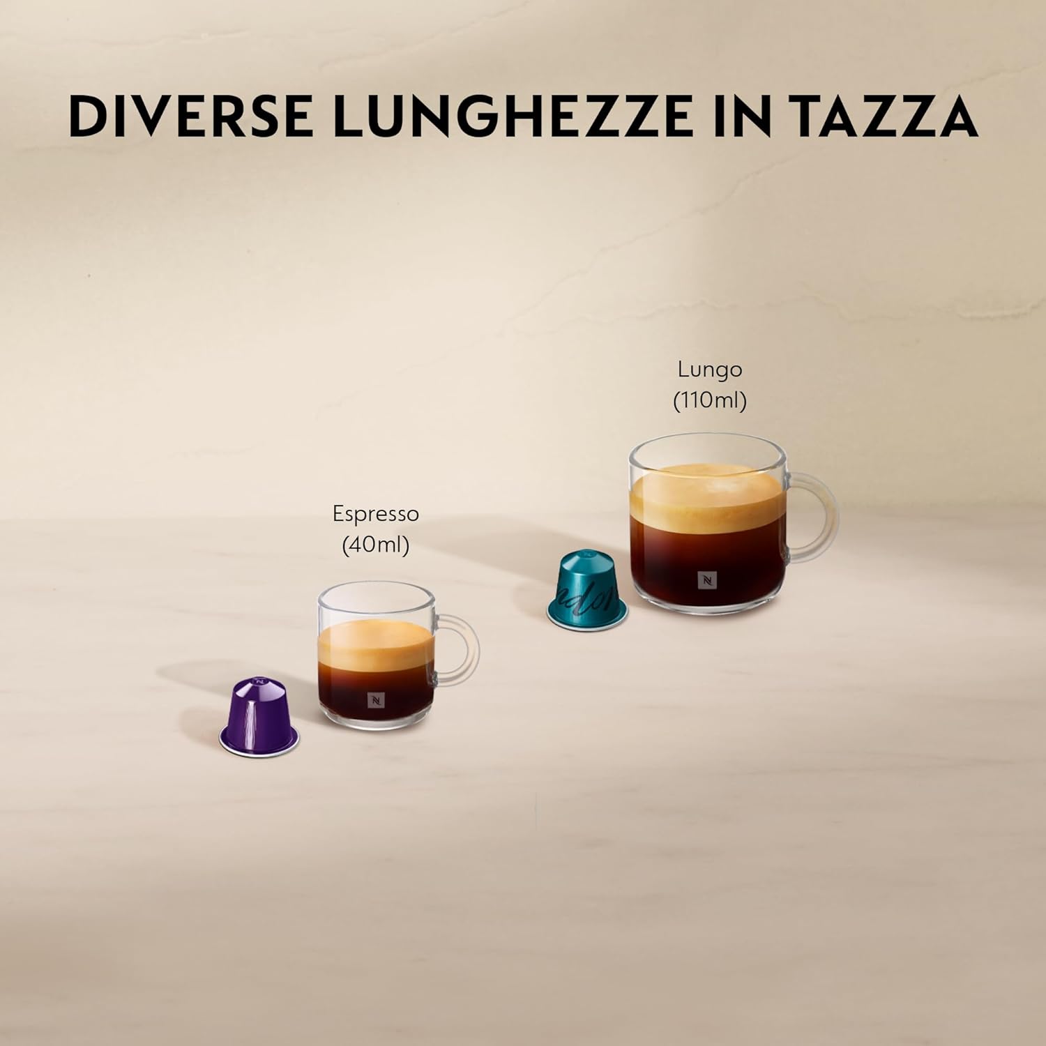 Krups Nespresso Essenza Mini XN1101, Coffee Machine, Nespresso Capsule System, Water Tank 0.6L, White