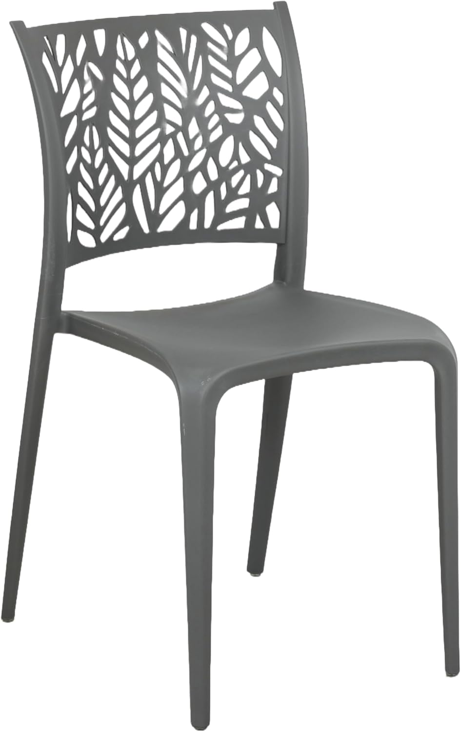 Totò Piccinni SPRING Modern Polypropylene Stackable Design Outdoor and Indoor Chair (Tortora, 4)