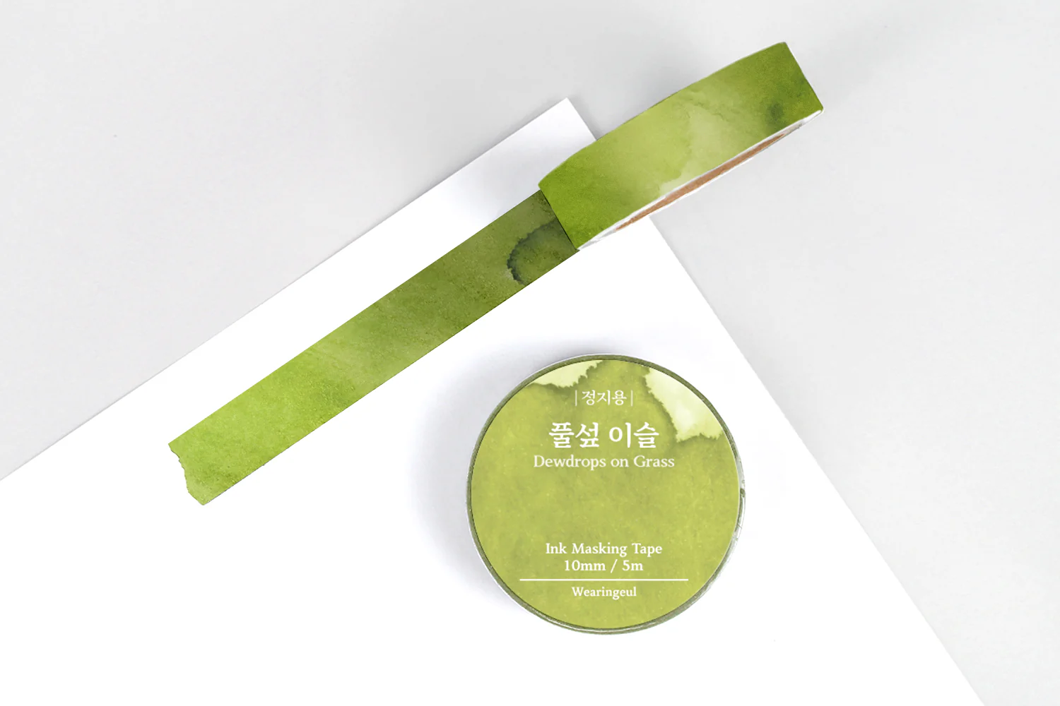 Wearingeul Ink Washi Tape - Korean Literature - Dewdrops on Grass