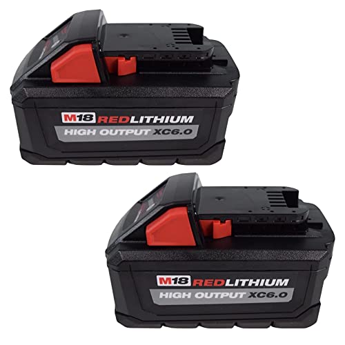 2025 Milwaukee Batteria agli ioni di litio M18 REDLITHIUM HIGH OUTPUT XC 6,0 Ah 48-11-1862
