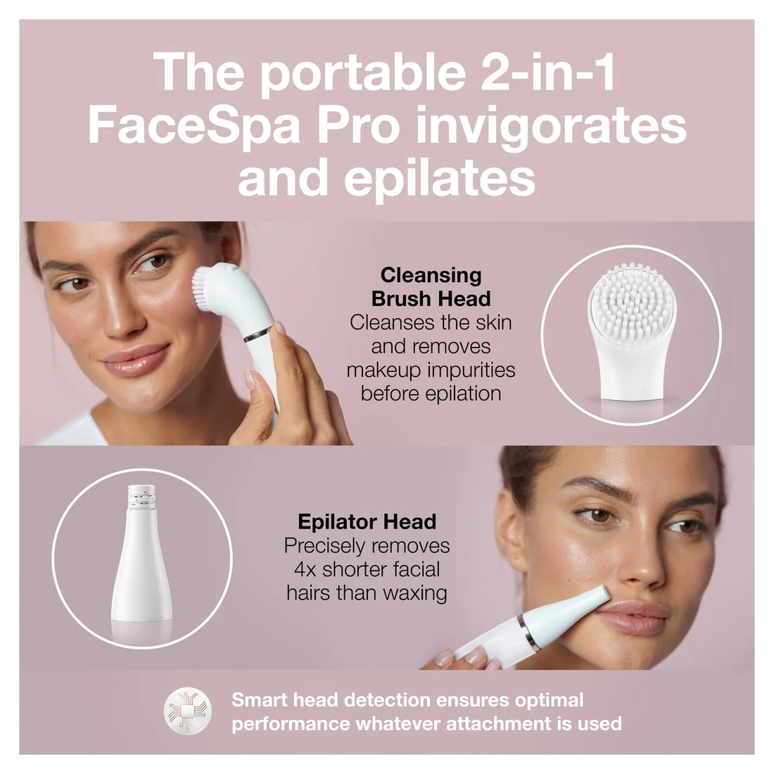 Braun Face Epilator Facespa Pro 910 for Women