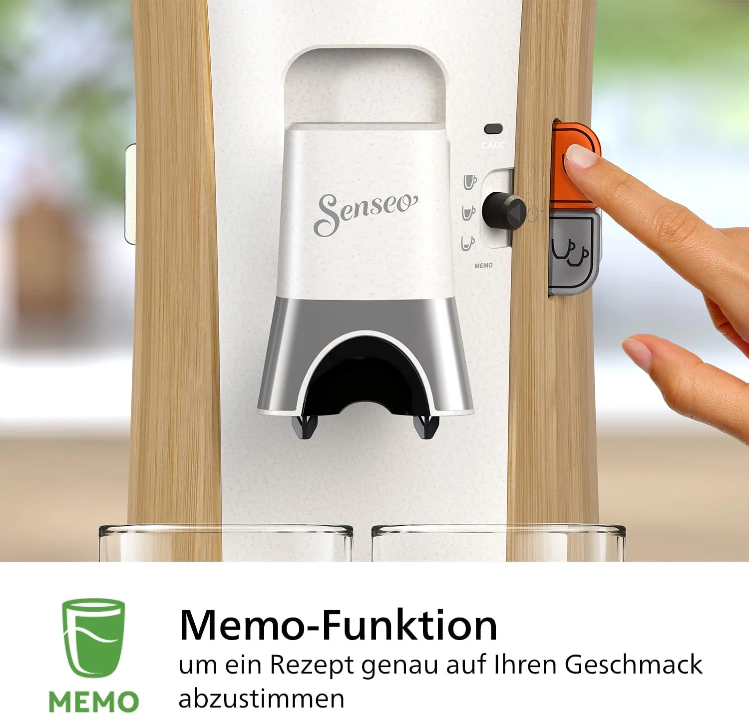 Philips Senseo Select CSA240/20 Koffiepadapparaat (koffiesterktekeuze Plus, memo-functie, van gerecycled plastic), Zwart Eco
