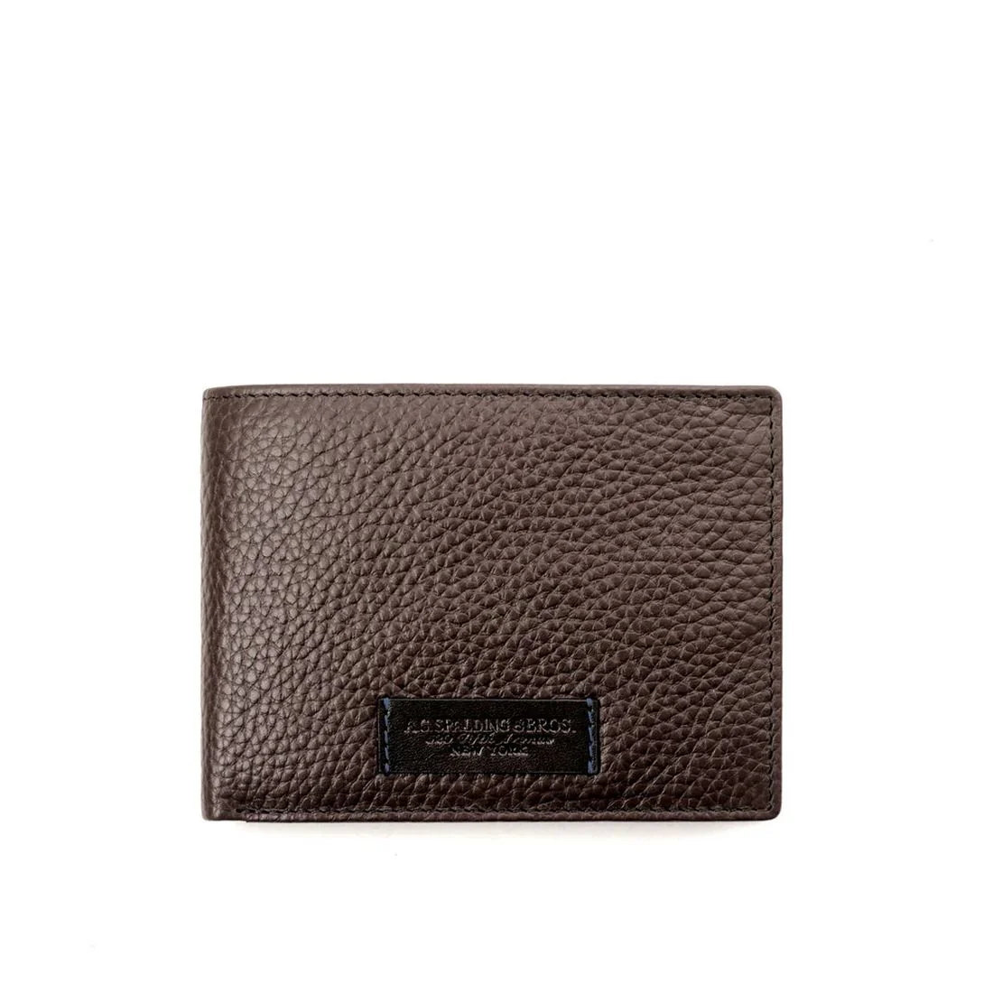 Portafoglio Spalding & Bros Full Grain 8cc marrone 175033U252
