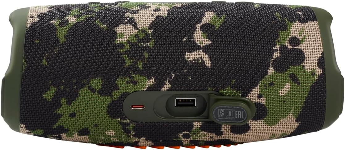 JBL Charge 5 Bluetooth-Lautsprecher in Schwarz �C Wasserfeste, portable Boombox mit integrierter Powerbank �C Eine Akku-Ladung f��r bis zu 20 Stunden kabellosen Musikgenuss