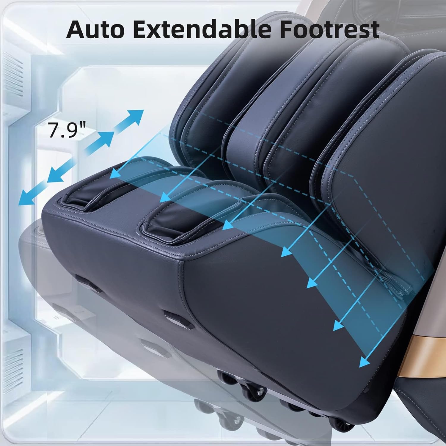MassaMAX MT339 4D Massage Chair  Full Body Recliner with Auto Footrest  Zero Gravity  OTA Cloud Tech  SL Track  Deep Yoga Stretch  27 Modes  APP  AI Control  and Heating (Magic Black)
