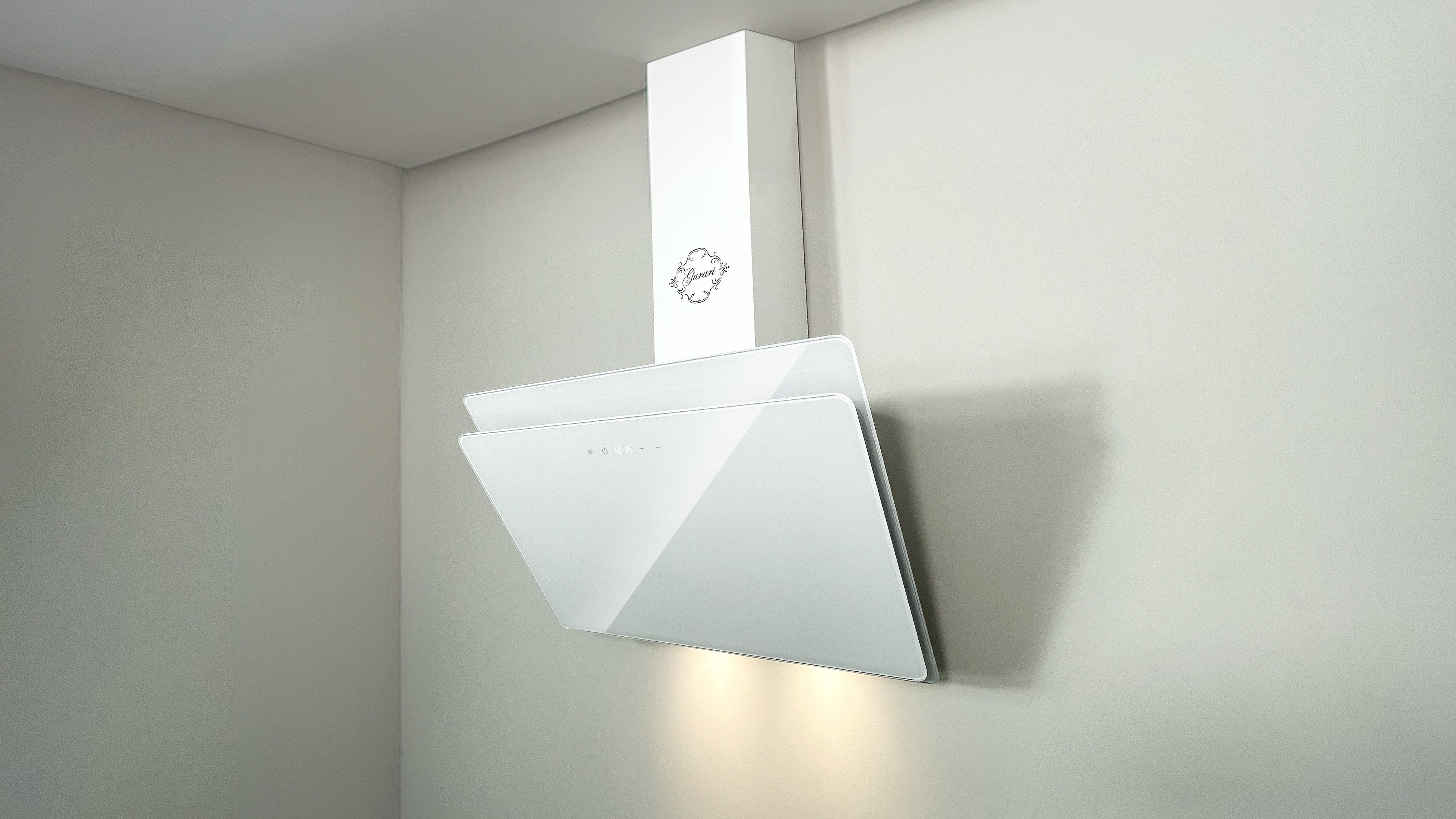 Wandhaube GCH S 411 60 WH PRIME N,., Dunstabzugshaube, 60 cm, 1000 m³/h