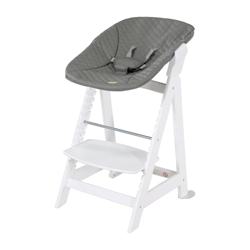 roba seggiolone, Born Up Click   Set completo 2 in 1 con accessorio   per bambini dai 0 mesi   colore bianco grigio : Prima infanzia