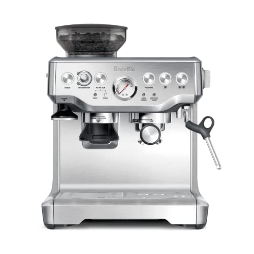 Breville Barista Express Espresso Machine, One Size, Brushed Stainless Steel: Semi Automatic Pump Espresso Machines: Home & Kitchen
