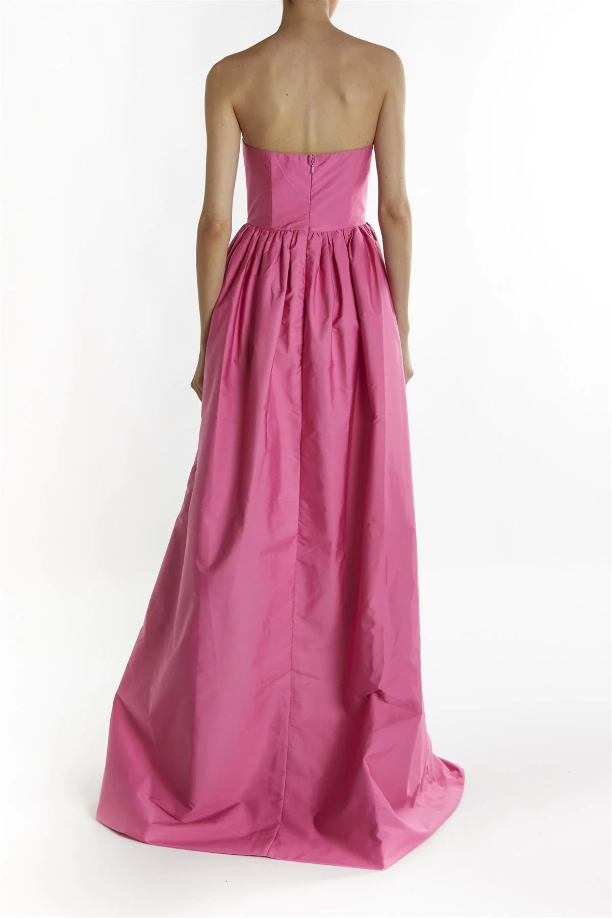 Bright-Pink Emma Hi-Low Hem Maxi