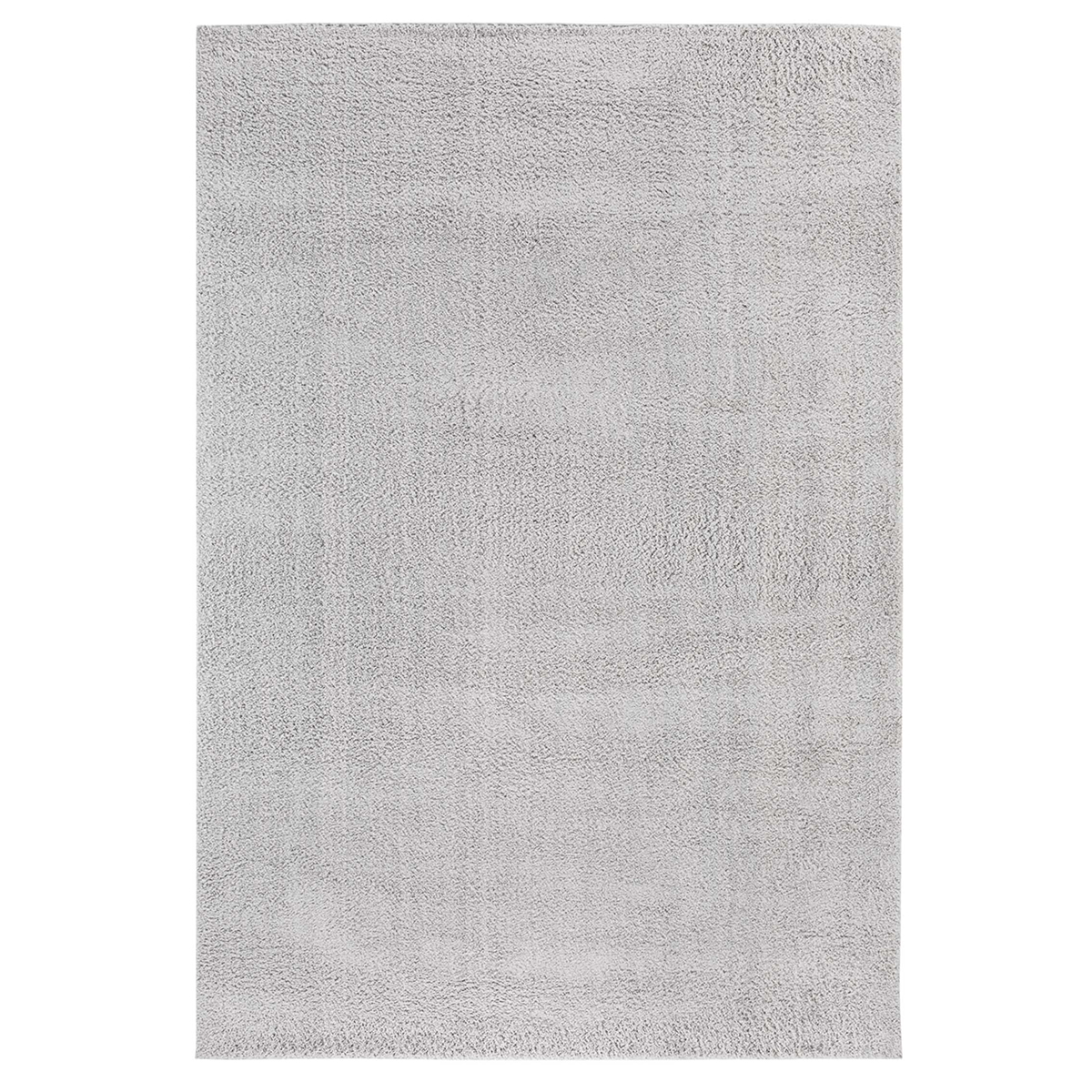 HOMCOM Hochflorteppich Silber 120 x 170 x 2,6 cm