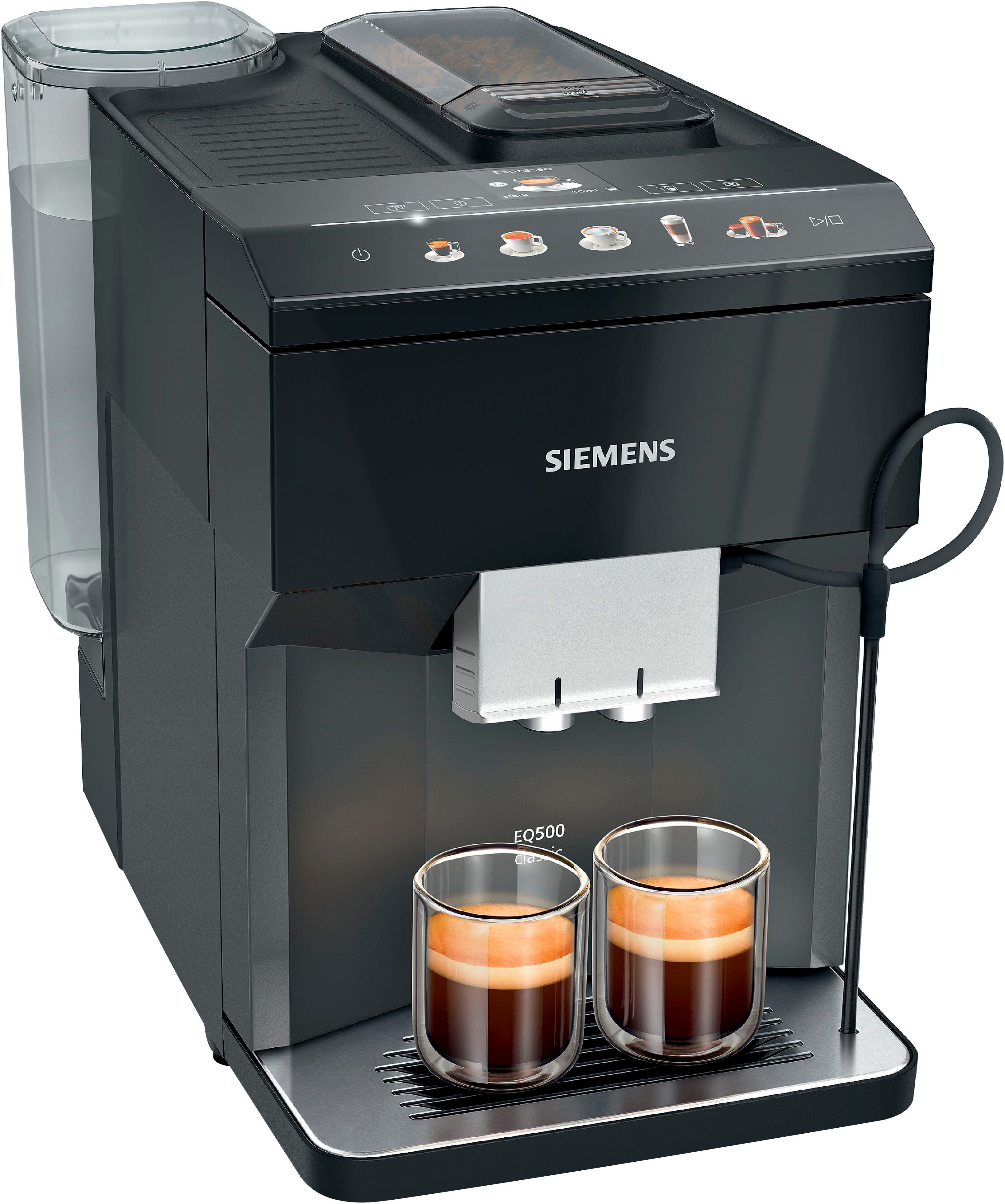 Kaffeevollautomat EQ500 classic TP513D09, viele Kaffeespezialitäten, OneTouch-Funktion