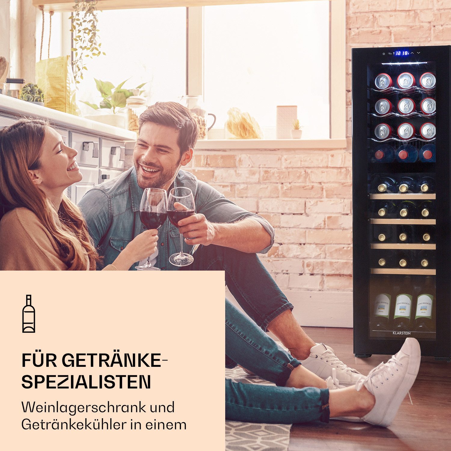 Weinkühlschrank Bovella 27 Duo+