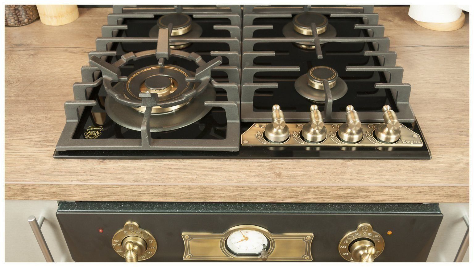 Gas-Kochfeld 60cm Autark Kochfeld 3,8 WOK Brenner Erdgas FL.Gas KCG 6335 Em
