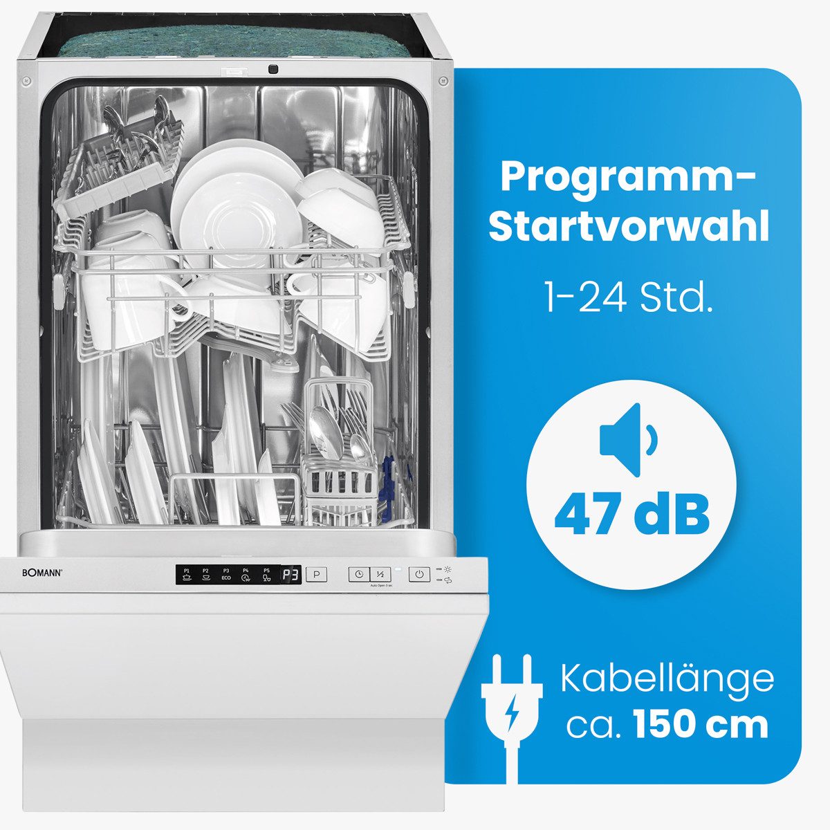 vollintegrierbarer Geschirrspüler GSPE 7420