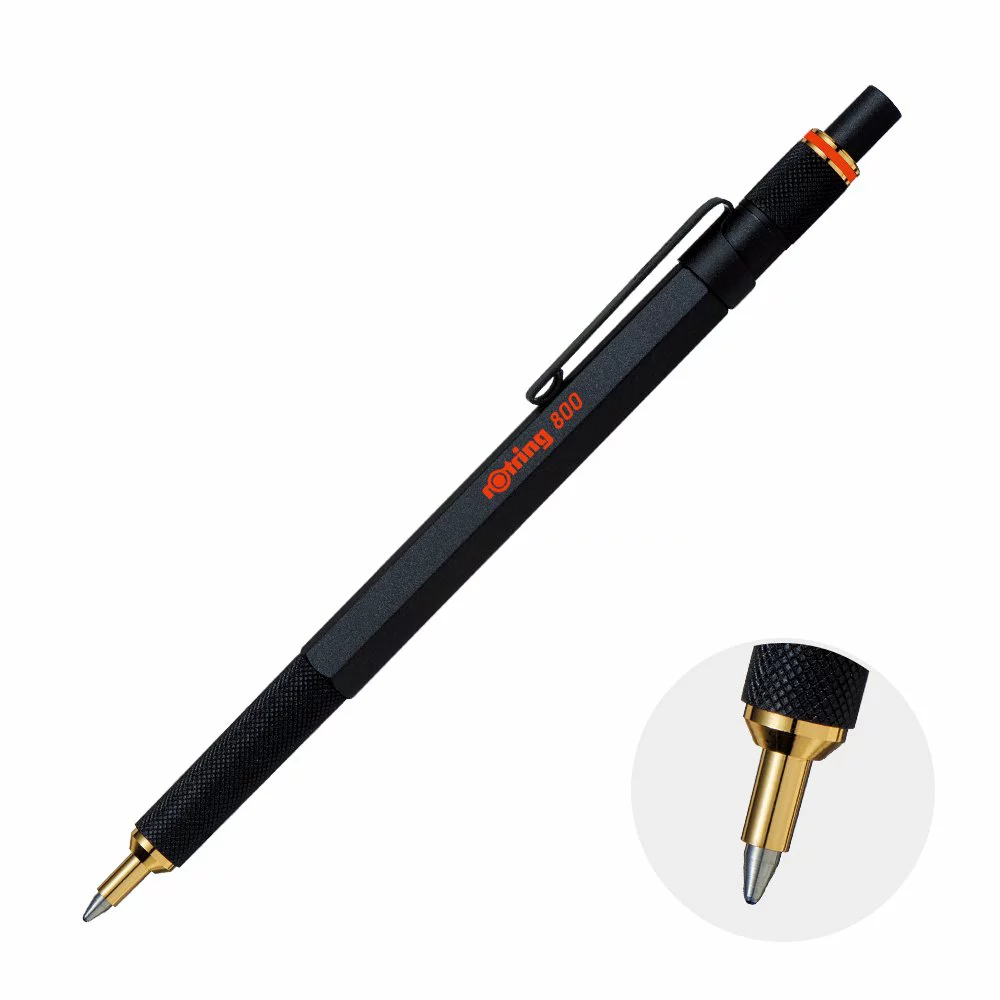 Rotring 800 Black Ballpoint Pen