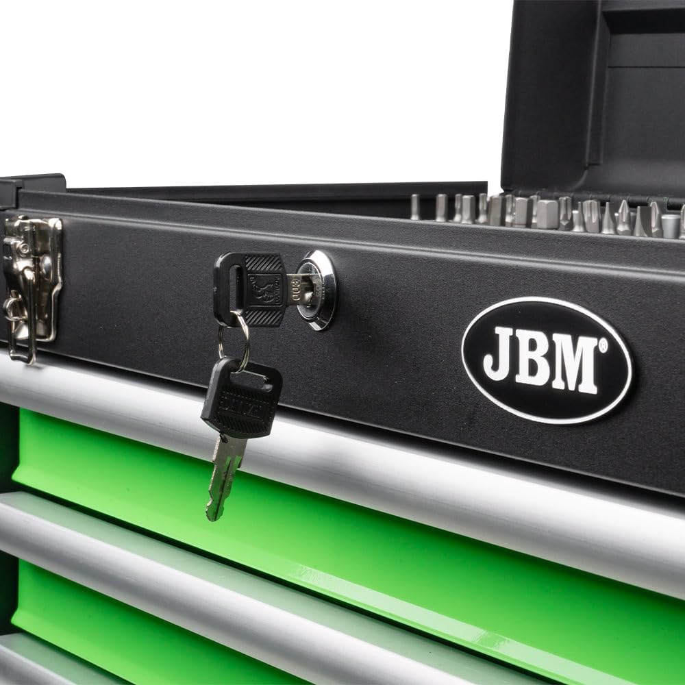 JBM 54261 REFIAL CASSETTA IN METALLO CON UTENSILI 143 PEZZI SATINATI
