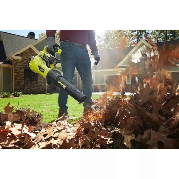 RYOBI 40V Borstelloos 20 inch. Walk Behind Zelfrijdende Maaier/Grastrimmer/Bladblazer met (2) Accu's en (2) Opladers