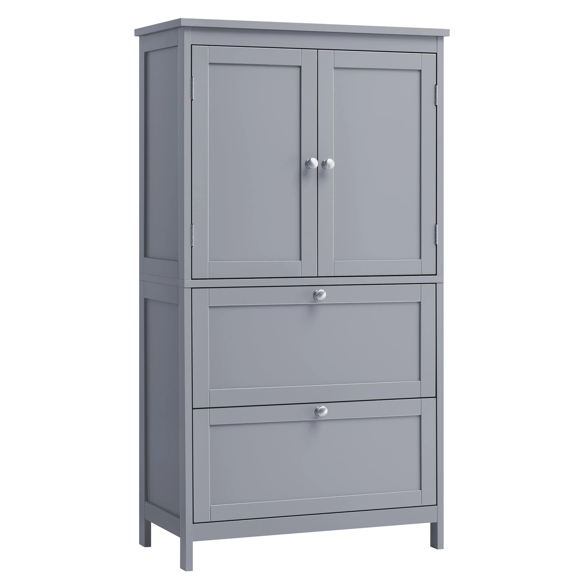 VASAGLE Badezimmerschrank mit Türen und Schubladen