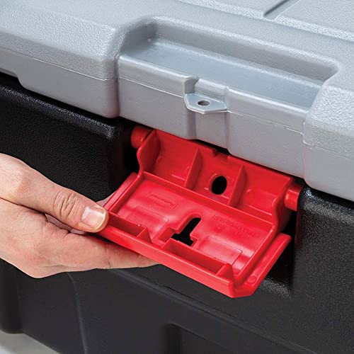 Rubbermaid Actionpacker Storage Box, Black/White, 35 Gallon : Amazon.it: Casa e cucina