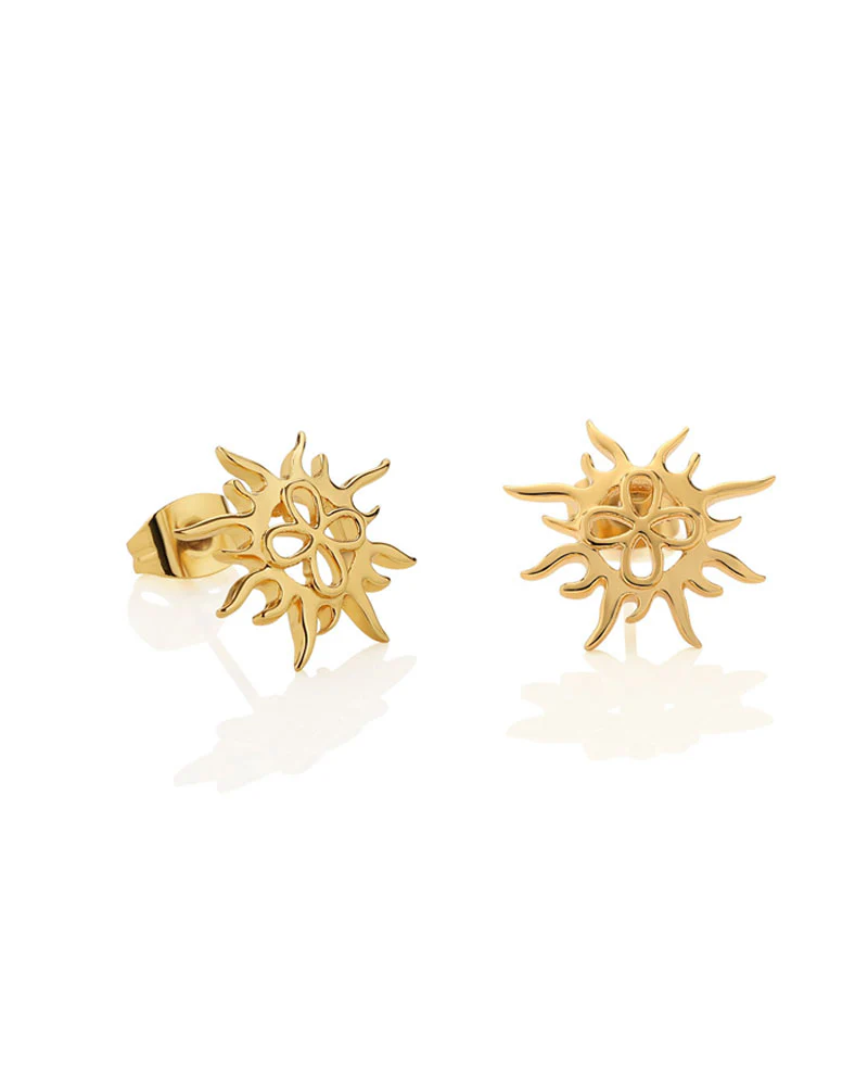 Newbridge Silverware Sun Stud Earrings
