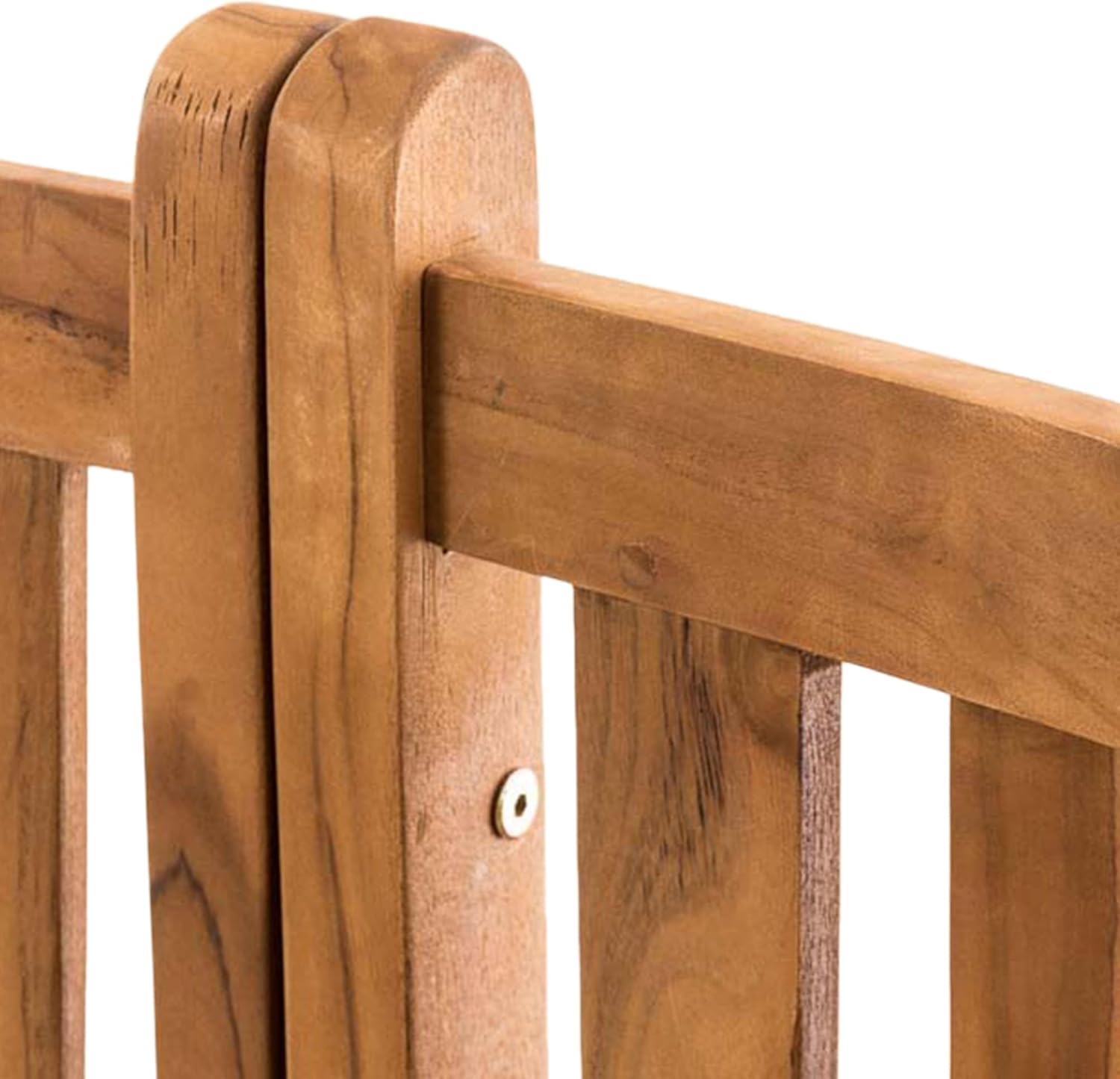 CLP Baumbank Novum I Rundbank mit 8 Sitzplätzen I Naturbelassene Holzbank Mit Rückenlehne Aus Massivem Teakholz, Farbe:Teak, Größe:200 cm