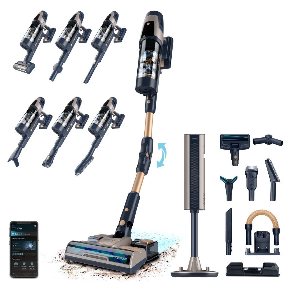 Handstaubsauger Conga Rockstar 11500 Odyssey Staubsauger mit AI, 300 AW