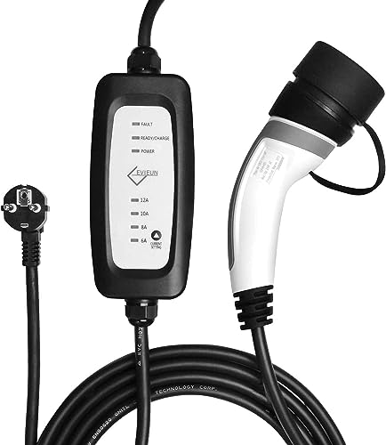 EVIEUN Portable Caricabatteria elettrico commutabile
