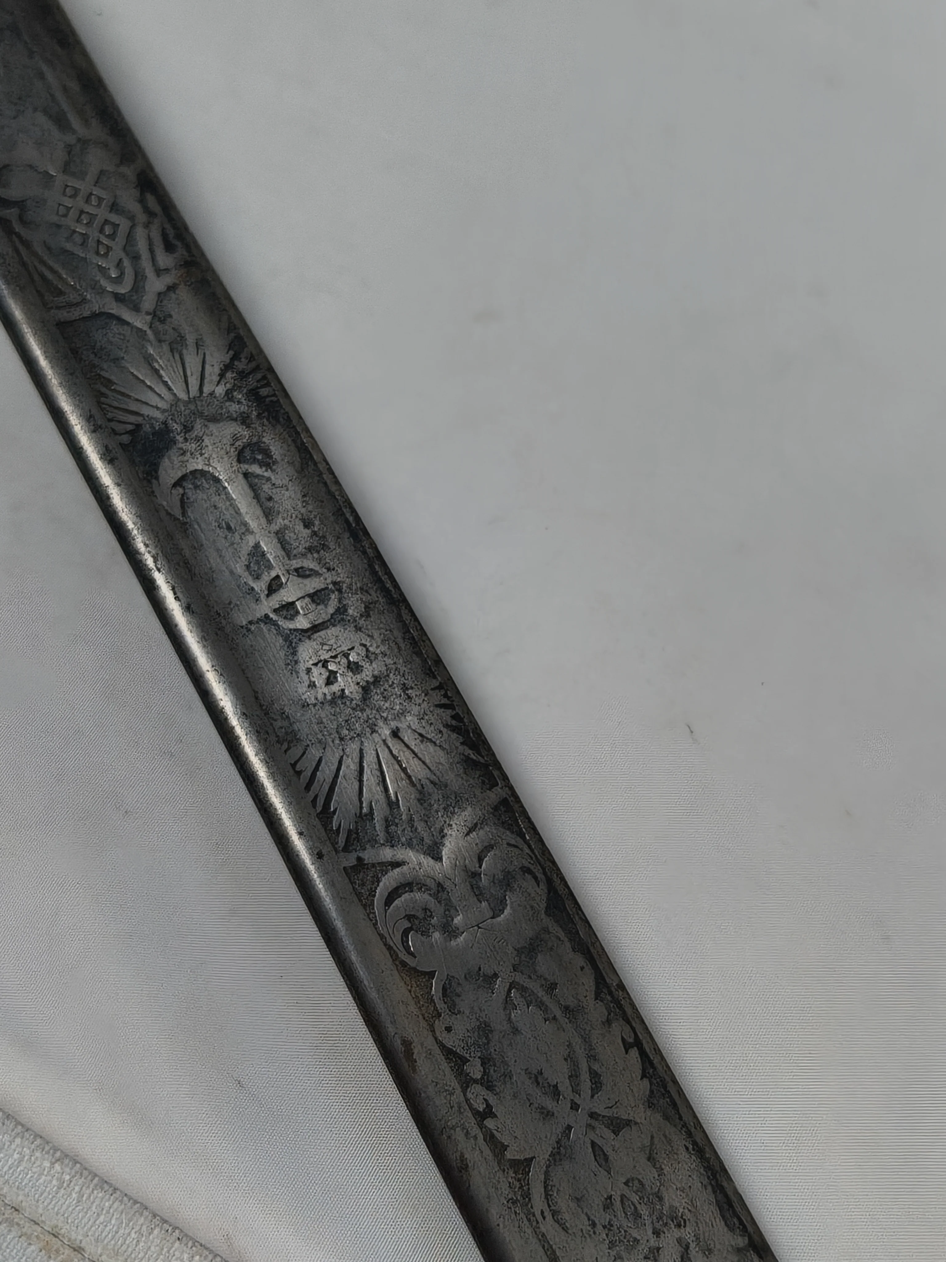 Spanish Marine Saber. Colonial period 1874.