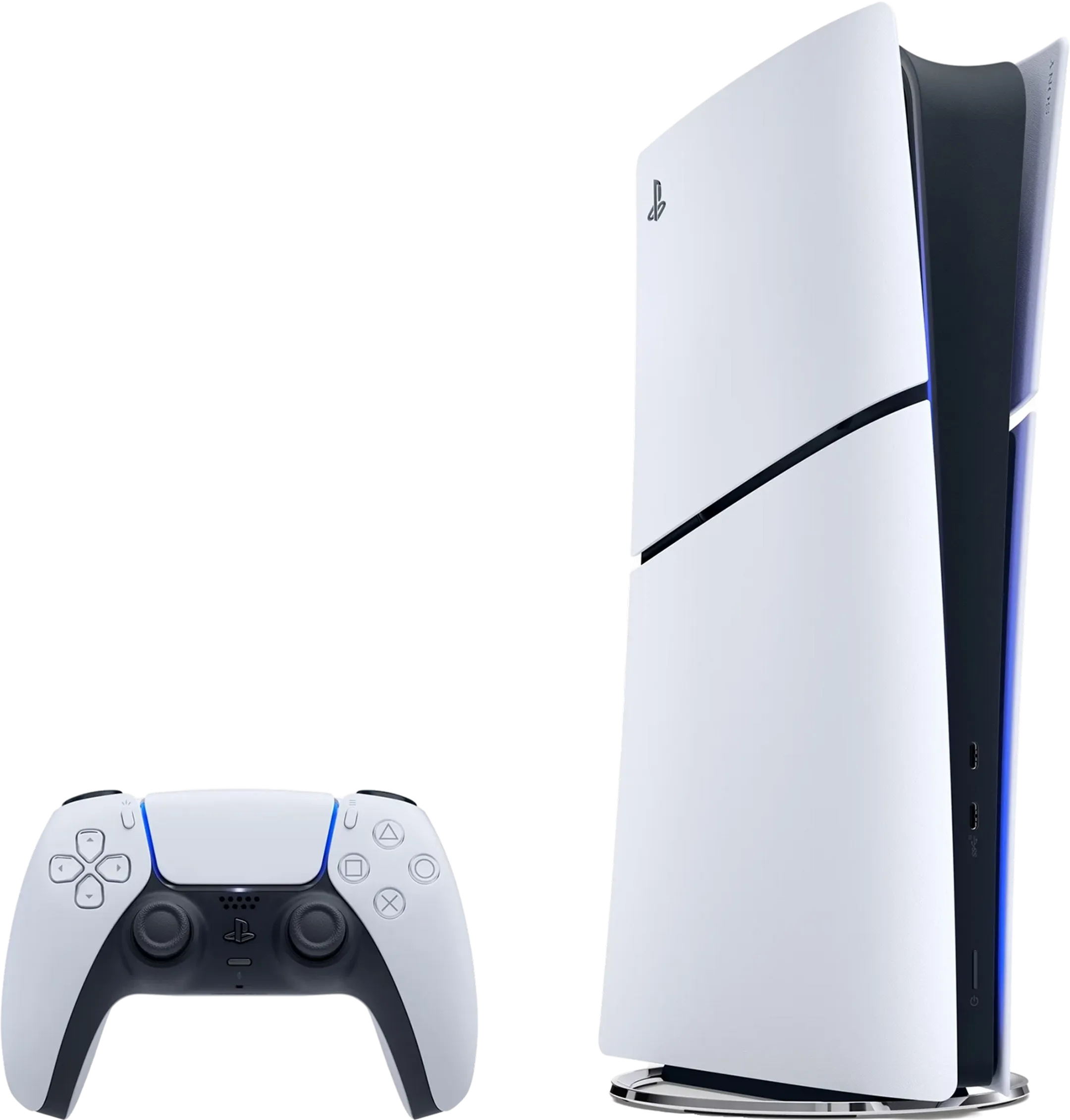 Sony PlayStation 5 Digital Edition (Slim) + Twee DualSense Draadloze Controllers