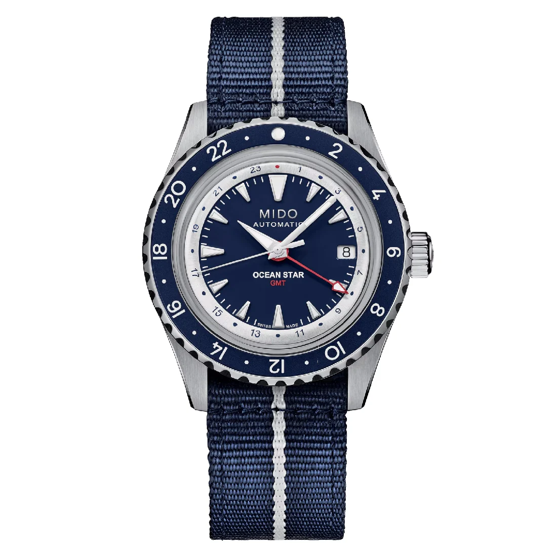 Orologio Mido Ocean Star GMT blu edizione speciale doppio bracciale