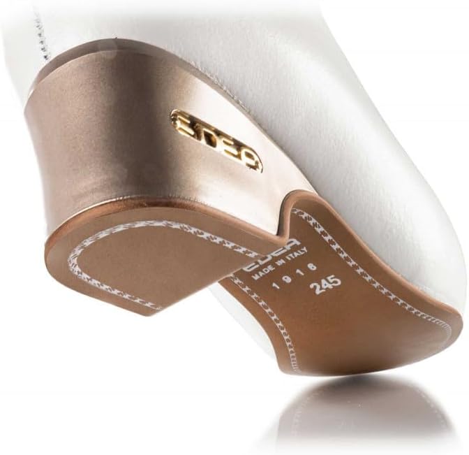Edea Schlittschuhe Overture mit Rotation-Schlittschuhkufen, zum Eislaufen, Elfenbeinfarbe (Breite: C, Größe: 220)