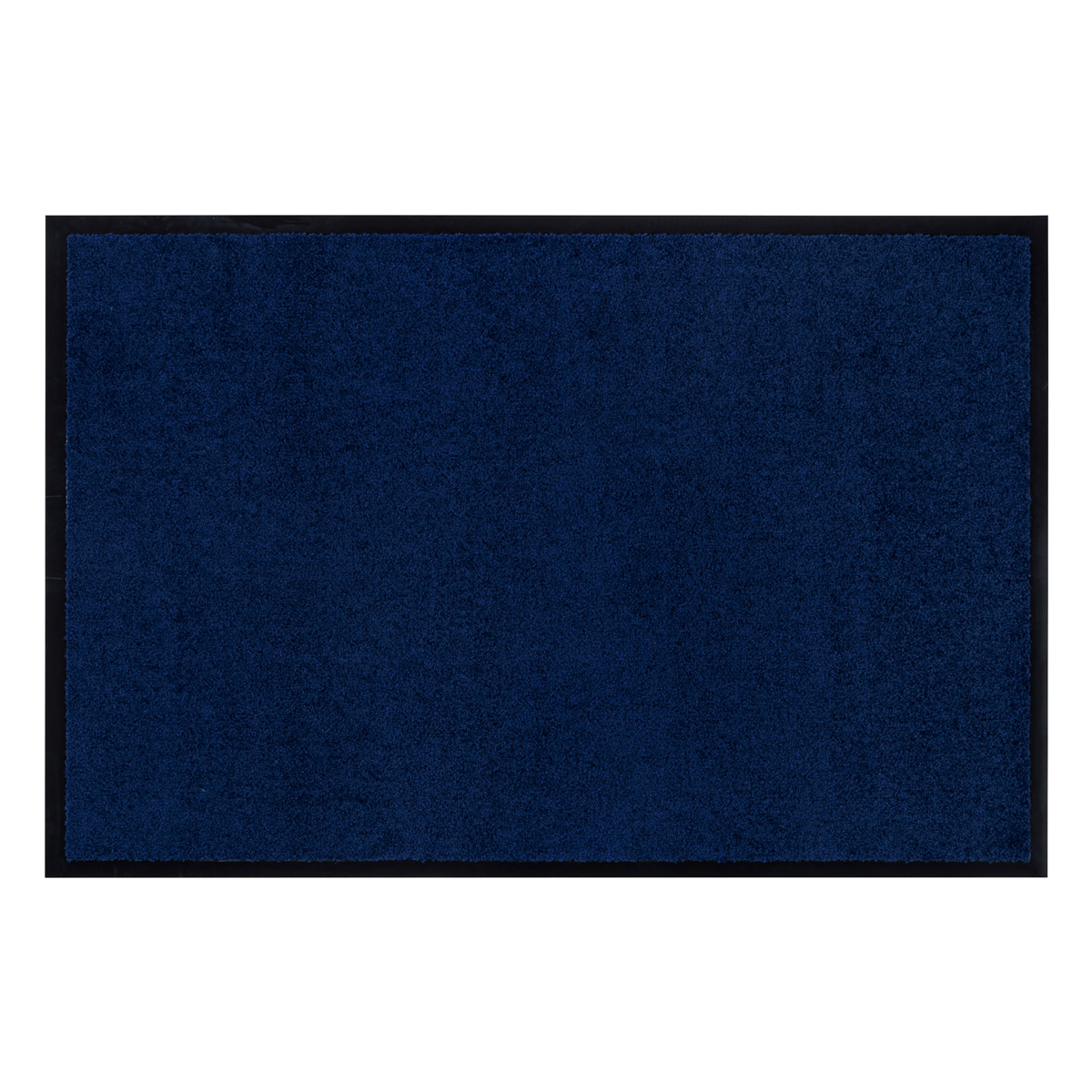 Homcom Fußmatte waschbar Gummiumrandung Dunkelblau 150 x 90 x 0,5 cm