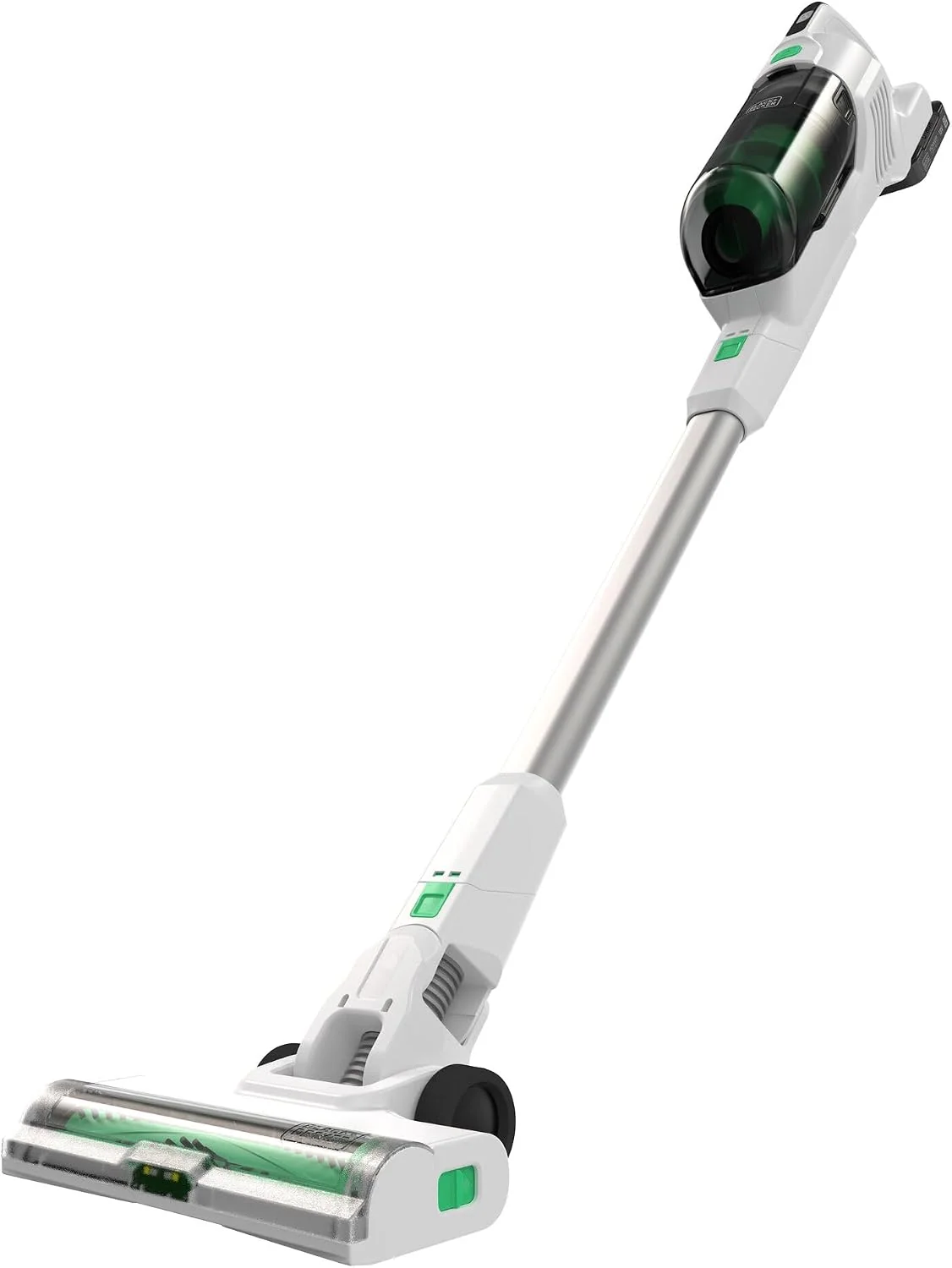 BLACK+DECKER 4in1 reviva Akku-Stielstaubsauger (18V, nachhaltiges Gehäuse aus 50Prozent recyceltem Plastik, Akku) REVSV18D1, 2.0 Ah, inkl; fugendüse