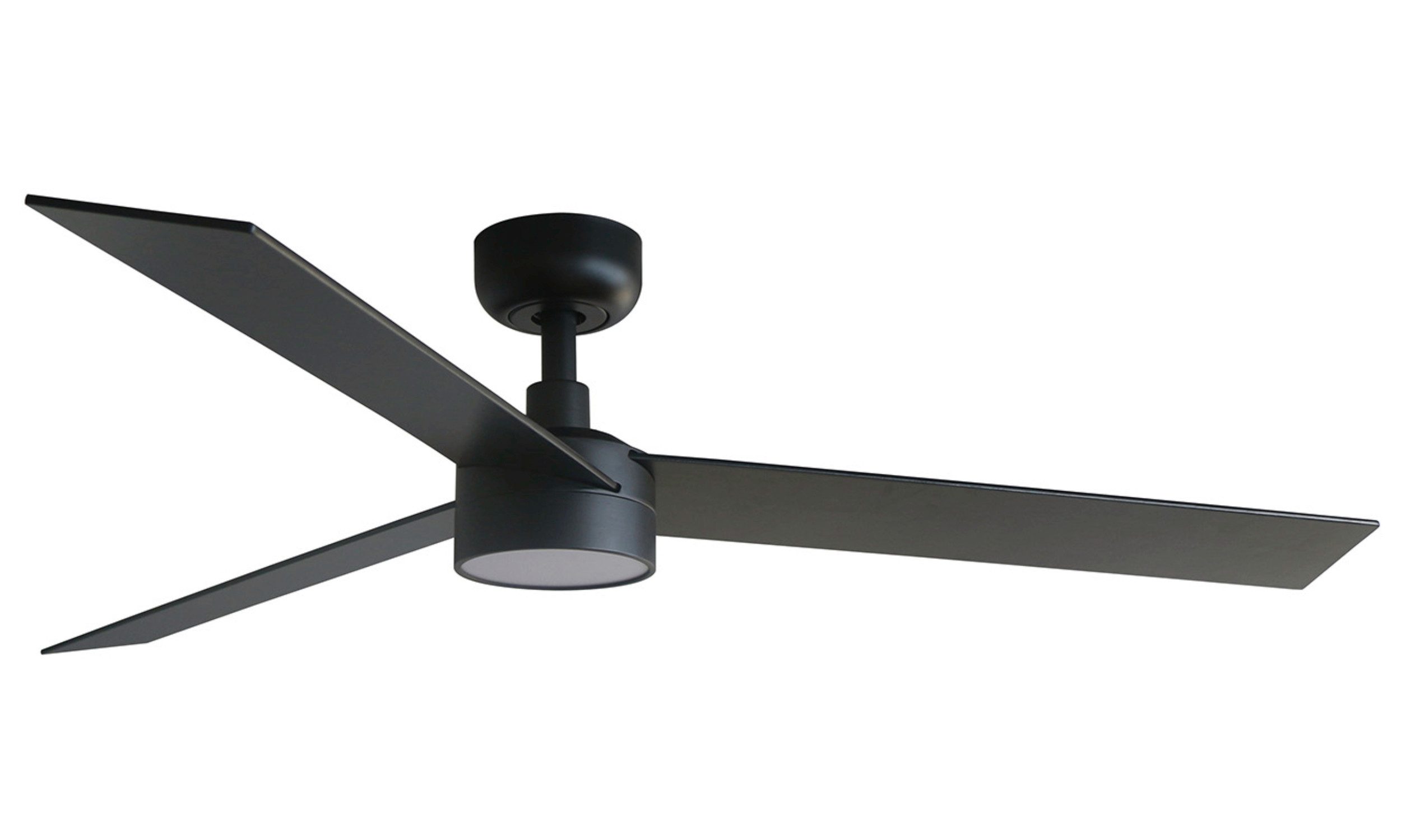 Deckenventilator Energiespar Deckenventilator Rudder L Schwarz mit LED