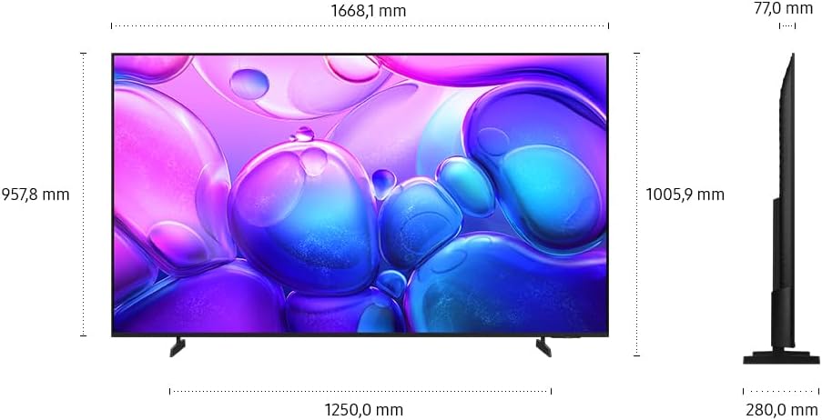 QLED 4K Q6FA 75 Zoll (189 cm) UHD Fernseher, 100% Farbvolumen für satte Farben, Quantum HDR, 4K Upscaling, Knox Security, Kostenlos 900 Sender TV Plus, AI Smart TV