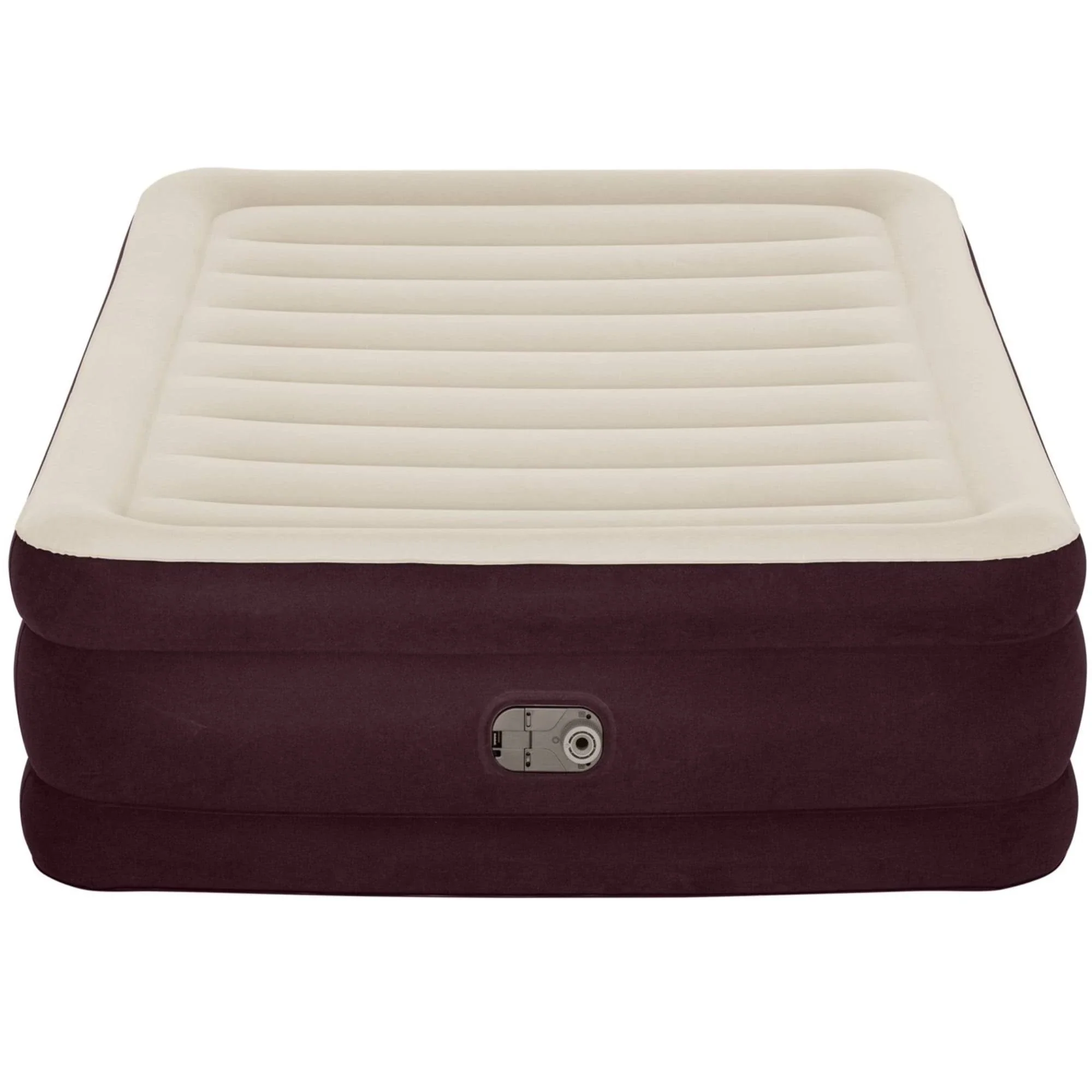 Bestway Maroon 20" Queen Air Mattress with Built in Pump