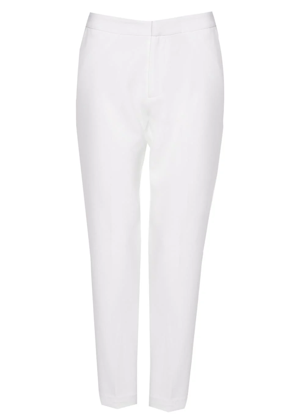 Wynter White Cropped Trousers