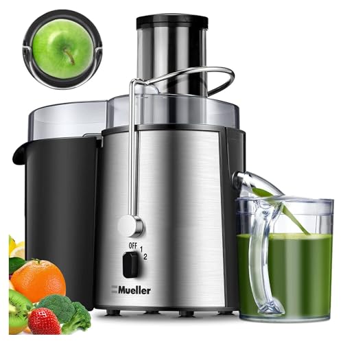 Mueller Juicer Ultra Power, Easy Clean Extractor Press Centrifugal Juicing Machine, Wide 3